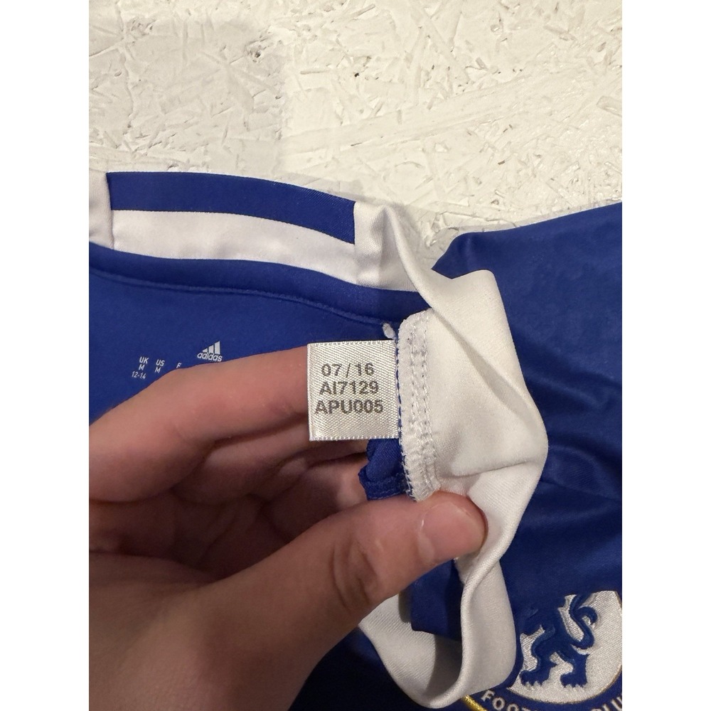 Adidas Chelsea Home Football Shirt Jersey 2016/17 Womens M ClimaLite Blue - Picture 9 of 10